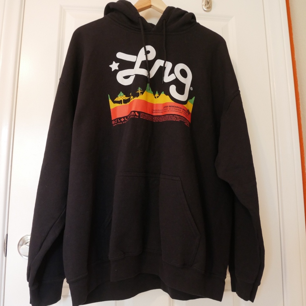 Lrg Mens Semi-VTG Rasta Safari Hoodie LIKE NEW~ - Picture 2 of 7